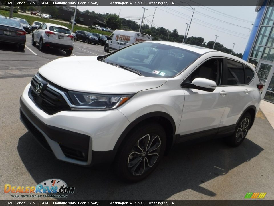 2020 Honda CR-V EX AWD Platinum White Pearl / Ivory Photo #6