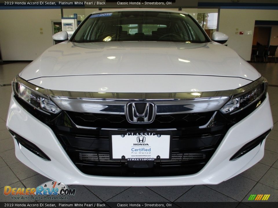 2019 Honda Accord EX Sedan Platinum White Pearl / Black Photo #2