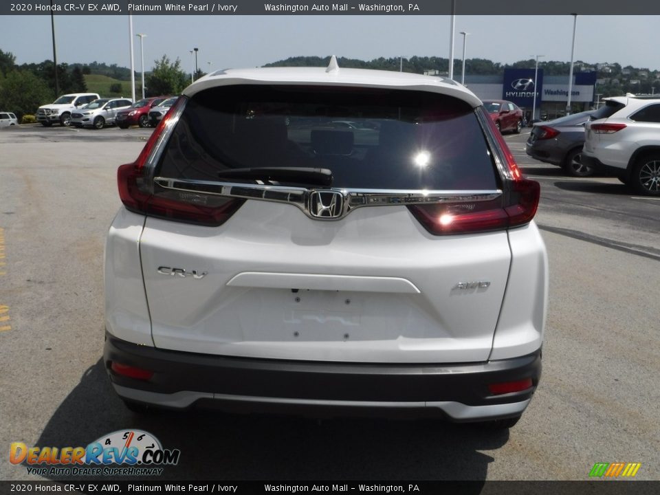 2020 Honda CR-V EX AWD Platinum White Pearl / Ivory Photo #9