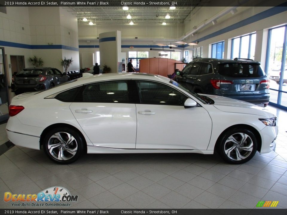 2019 Honda Accord EX Sedan Platinum White Pearl / Black Photo #4