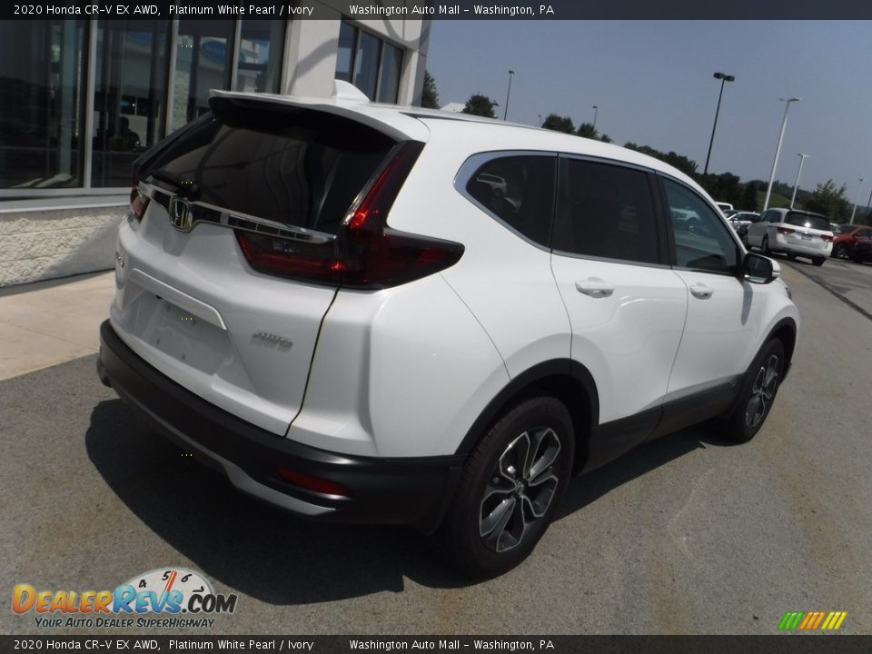 2020 Honda CR-V EX AWD Platinum White Pearl / Ivory Photo #10