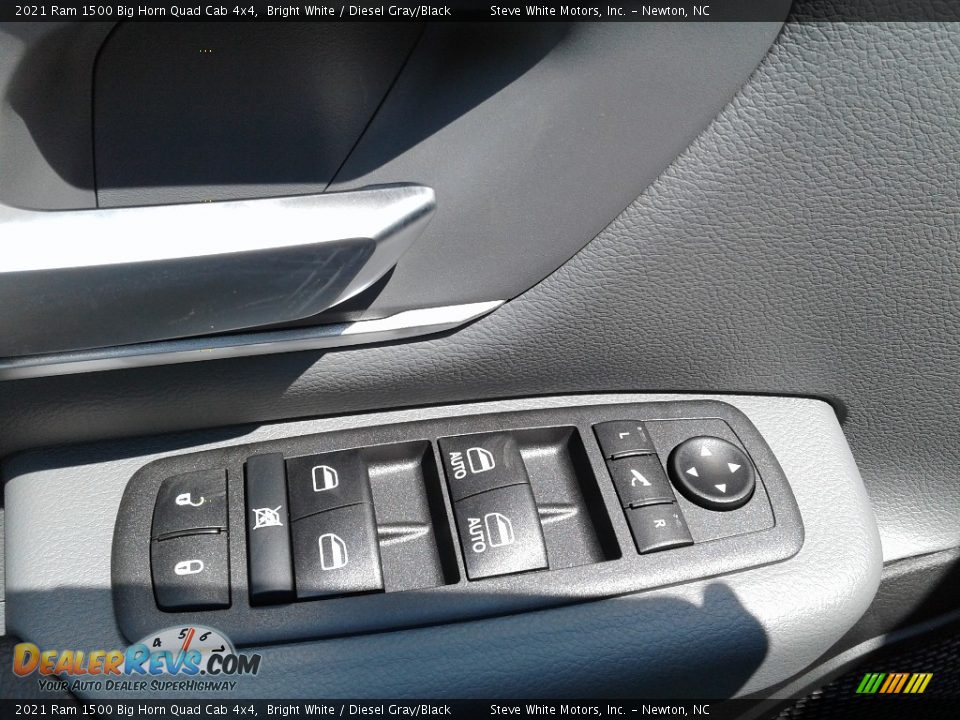 2021 Ram 1500 Big Horn Quad Cab 4x4 Bright White / Diesel Gray/Black Photo #12