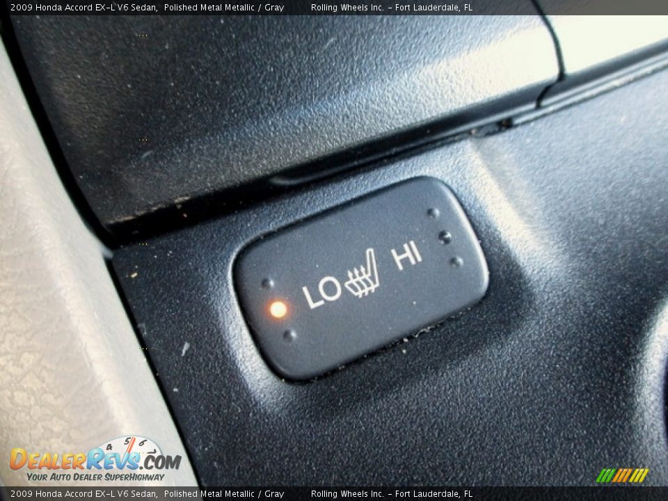 2009 Honda Accord EX-L V6 Sedan Polished Metal Metallic / Gray Photo #4