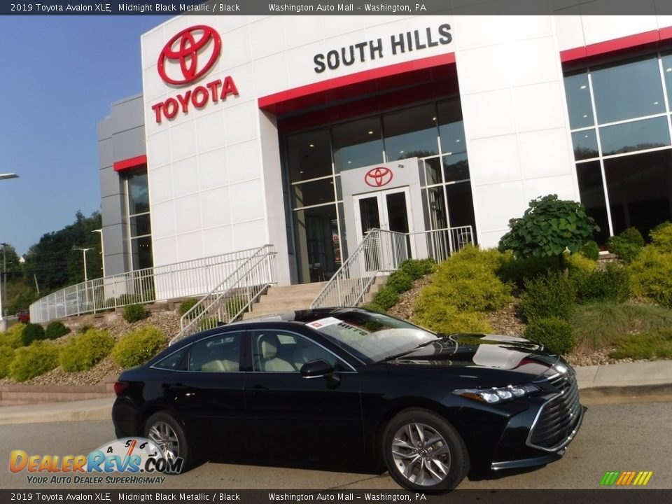 2019 Toyota Avalon XLE Midnight Black Metallic / Black Photo #2