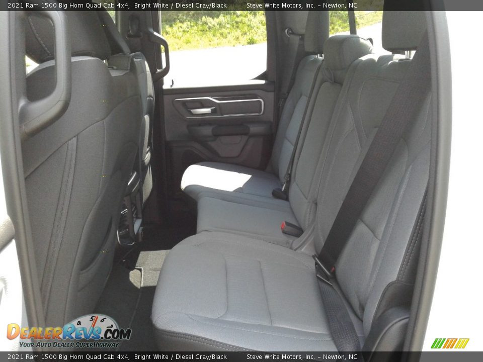 2021 Ram 1500 Big Horn Quad Cab 4x4 Bright White / Diesel Gray/Black Photo #15