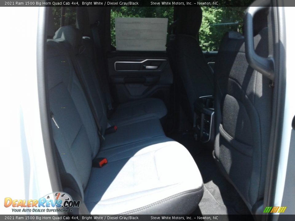 2021 Ram 1500 Big Horn Quad Cab 4x4 Bright White / Diesel Gray/Black Photo #16