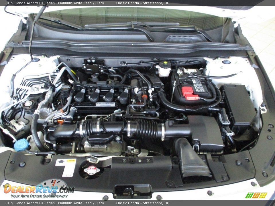 2019 Honda Accord EX Sedan Platinum White Pearl / Black Photo #14