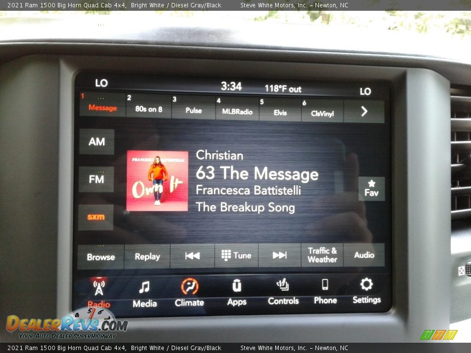 2021 Ram 1500 Big Horn Quad Cab 4x4 Bright White / Diesel Gray/Black Photo #23