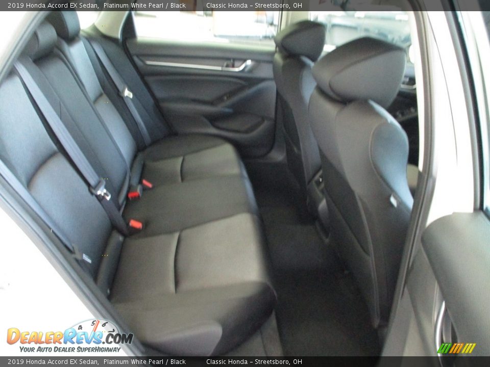 2019 Honda Accord EX Sedan Platinum White Pearl / Black Photo #19
