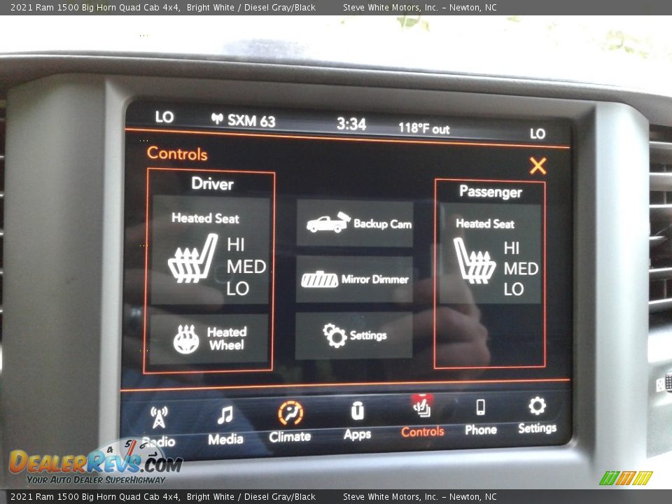 2021 Ram 1500 Big Horn Quad Cab 4x4 Bright White / Diesel Gray/Black Photo #24