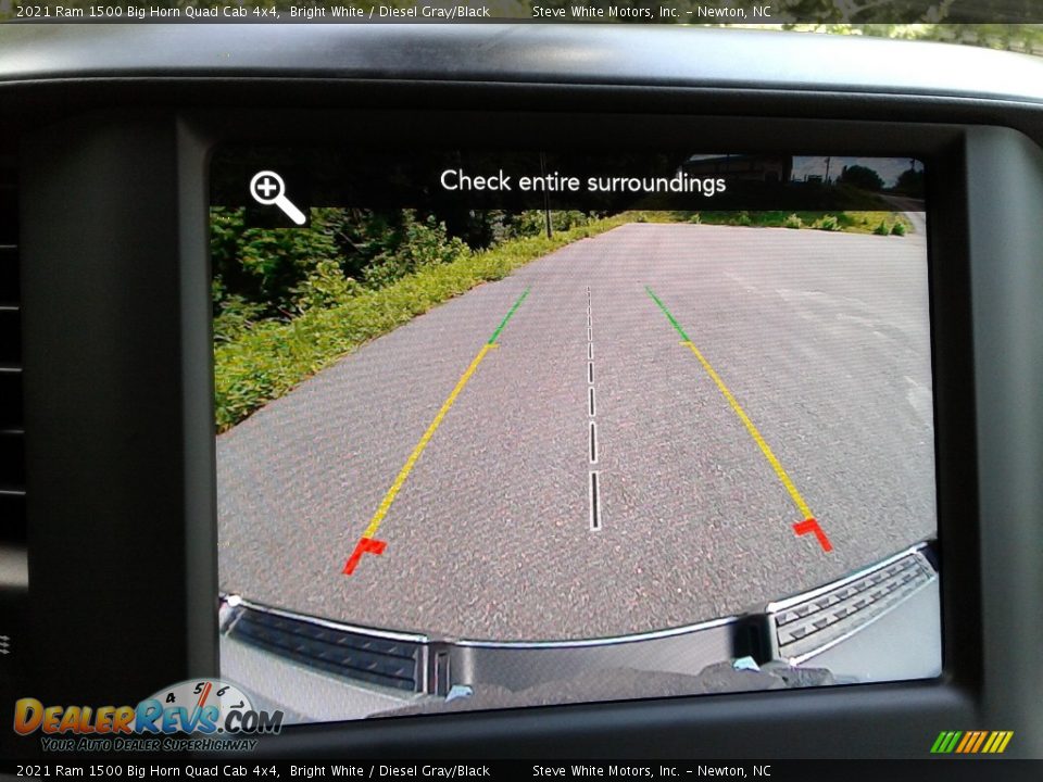 2021 Ram 1500 Big Horn Quad Cab 4x4 Bright White / Diesel Gray/Black Photo #25