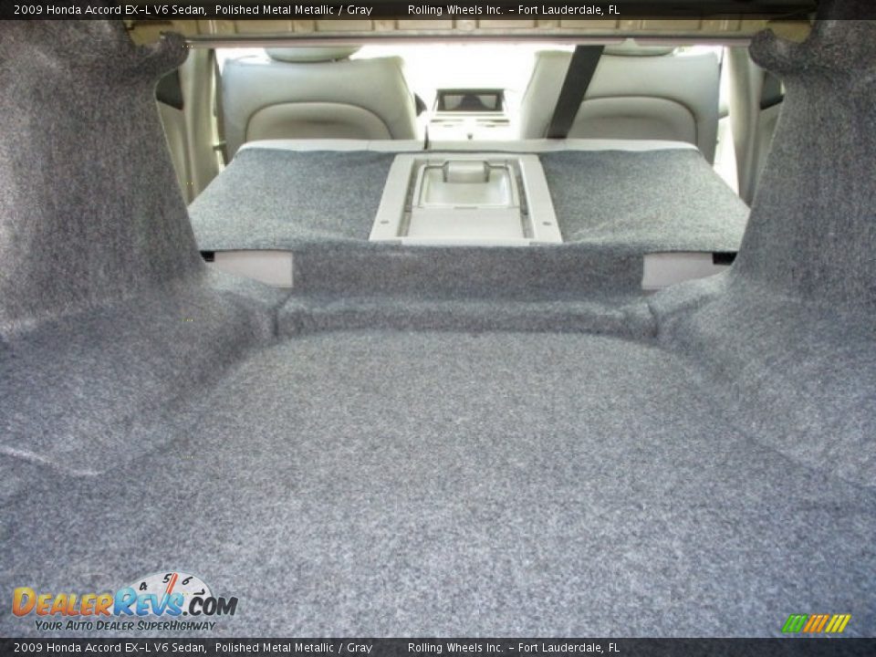 2009 Honda Accord EX-L V6 Sedan Polished Metal Metallic / Gray Photo #18