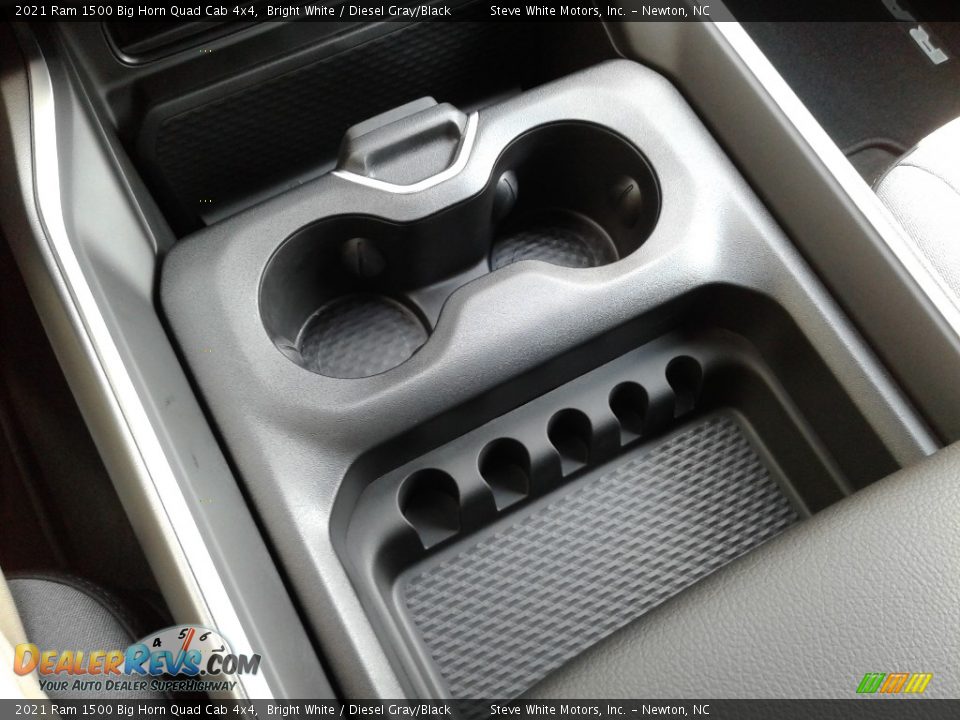 2021 Ram 1500 Big Horn Quad Cab 4x4 Bright White / Diesel Gray/Black Photo #29