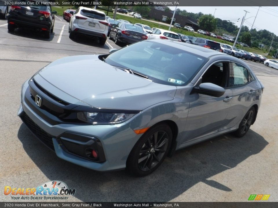 2020 Honda Civic EX Hatchback Sonic Gray Pearl / Black Photo #5