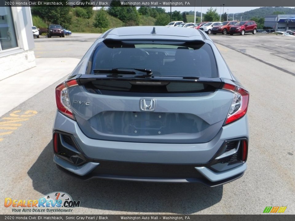 2020 Honda Civic EX Hatchback Sonic Gray Pearl / Black Photo #8