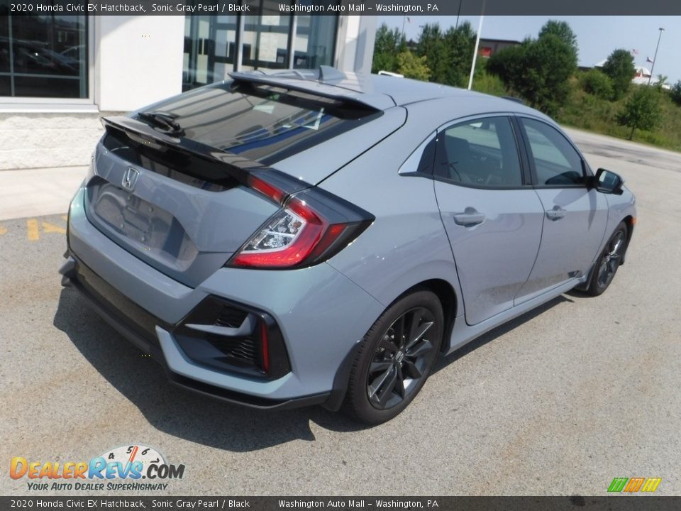 2020 Honda Civic EX Hatchback Sonic Gray Pearl / Black Photo #9