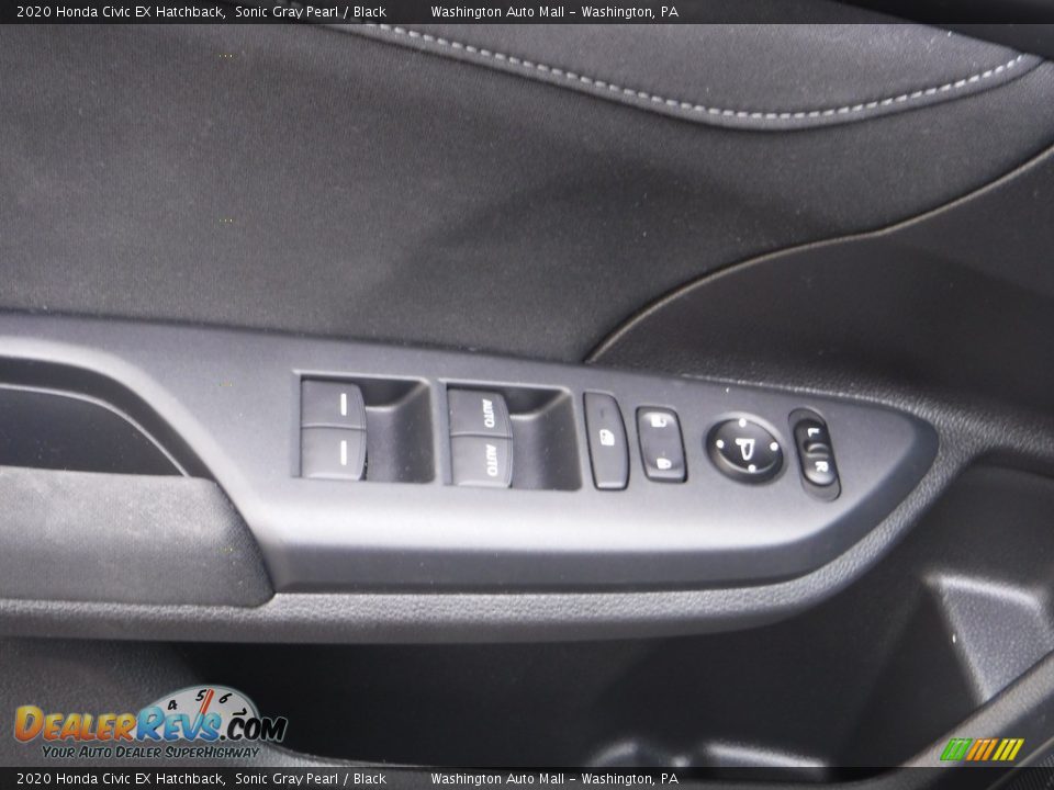 2020 Honda Civic EX Hatchback Sonic Gray Pearl / Black Photo #12
