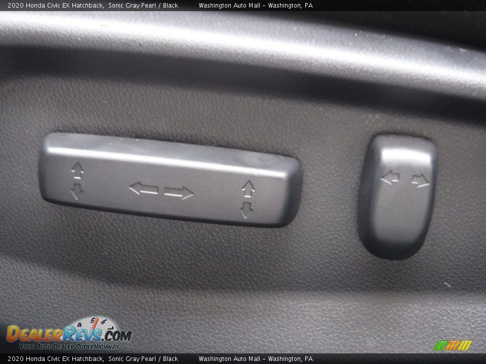 2020 Honda Civic EX Hatchback Sonic Gray Pearl / Black Photo #13