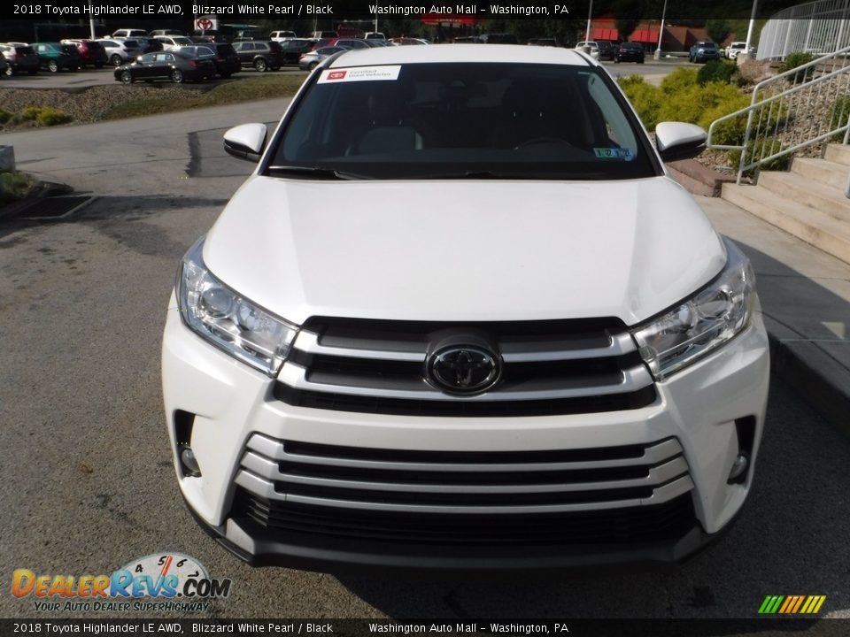 2018 Toyota Highlander LE AWD Blizzard White Pearl / Black Photo #9