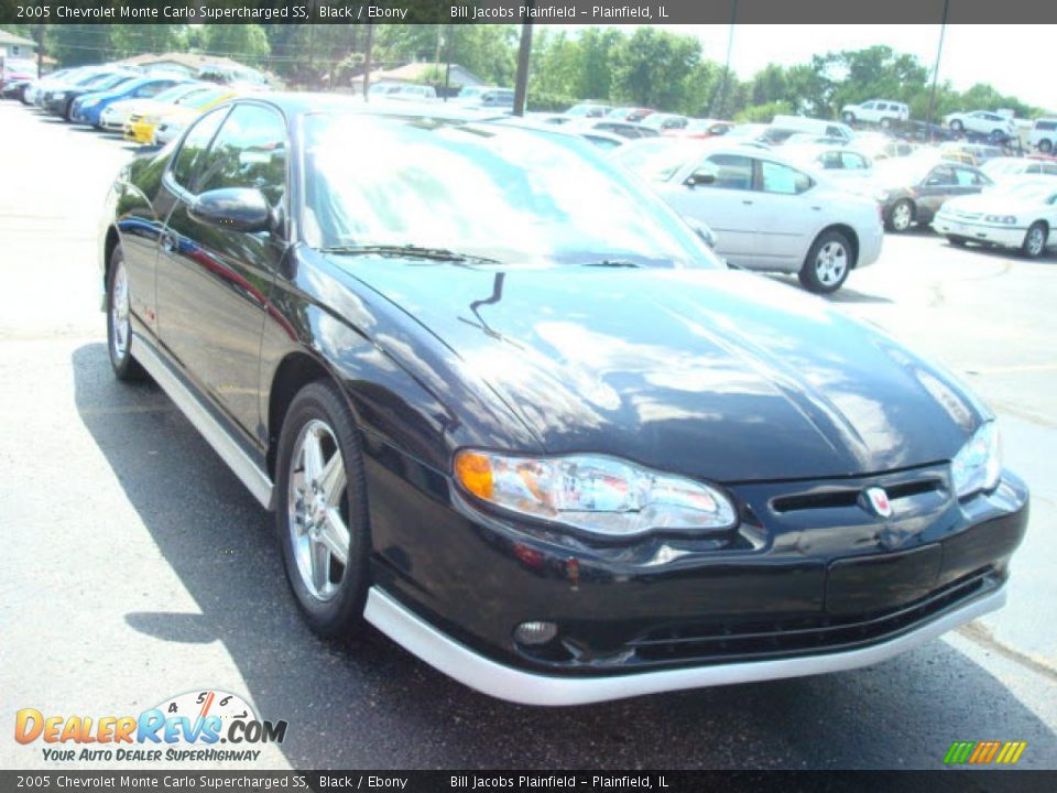 2005 Chevrolet Monte Carlo Supercharged SS Black / Ebony Photo #4