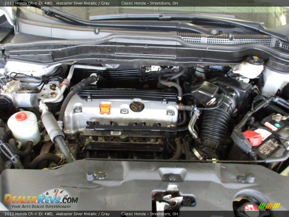 2011 Honda CR-V EX 4WD Alabaster Silver Metallic / Gray Photo #13