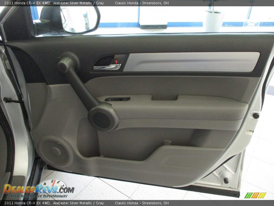 2011 Honda CR-V EX 4WD Alabaster Silver Metallic / Gray Photo #14