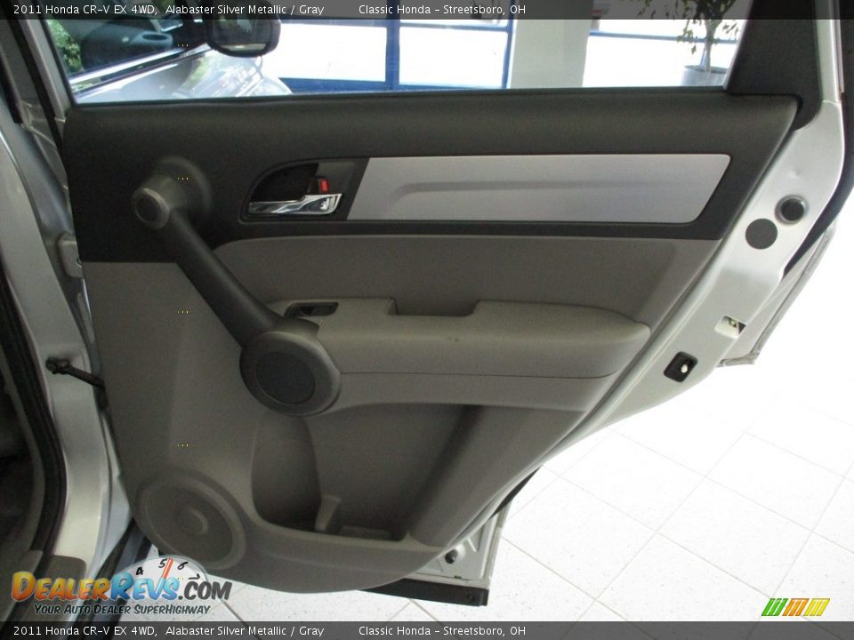 2011 Honda CR-V EX 4WD Alabaster Silver Metallic / Gray Photo #18