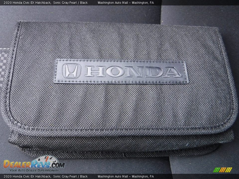 2020 Honda Civic EX Hatchback Sonic Gray Pearl / Black Photo #29