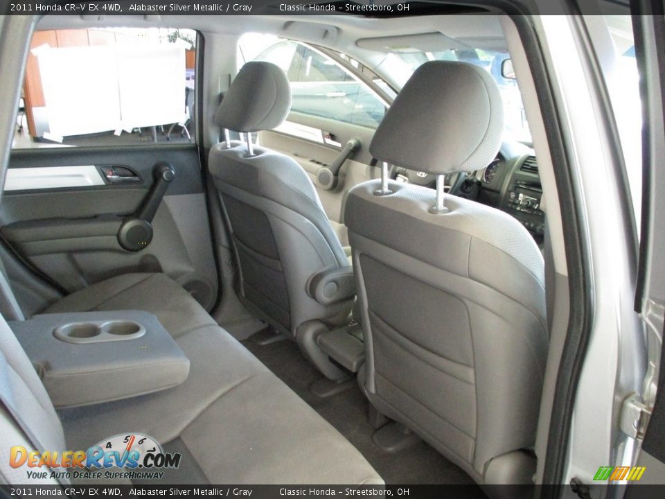 2011 Honda CR-V EX 4WD Alabaster Silver Metallic / Gray Photo #19