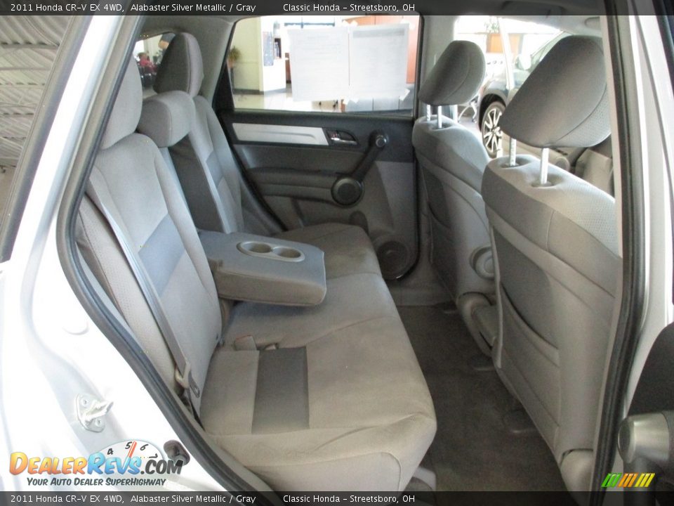 2011 Honda CR-V EX 4WD Alabaster Silver Metallic / Gray Photo #20