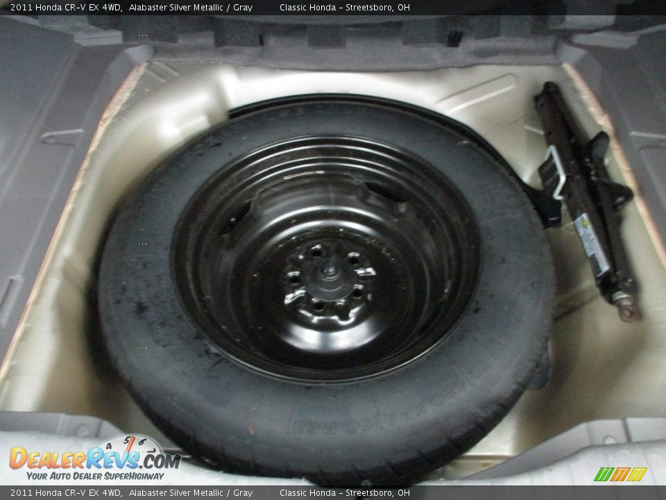 2011 Honda CR-V EX 4WD Alabaster Silver Metallic / Gray Photo #22