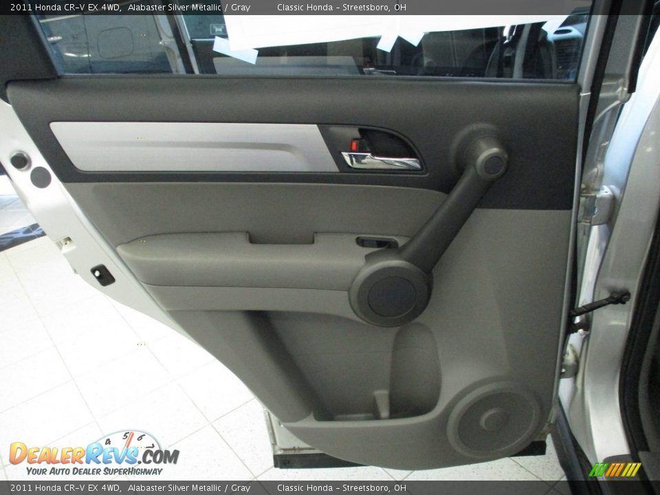2011 Honda CR-V EX 4WD Alabaster Silver Metallic / Gray Photo #23