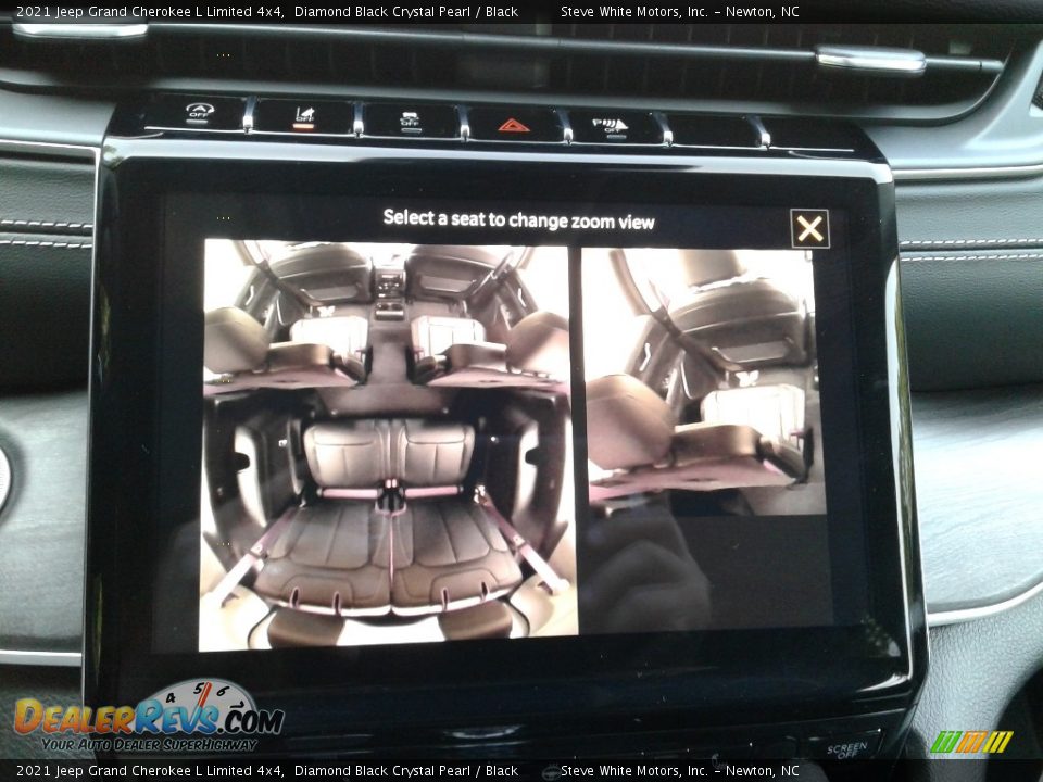 2021 Jeep Grand Cherokee L Limited 4x4 Diamond Black Crystal Pearl / Black Photo #26