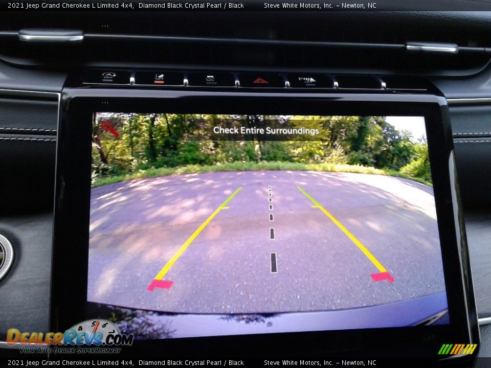 2021 Jeep Grand Cherokee L Limited 4x4 Diamond Black Crystal Pearl / Black Photo #27