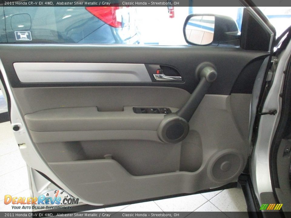 2011 Honda CR-V EX 4WD Alabaster Silver Metallic / Gray Photo #26