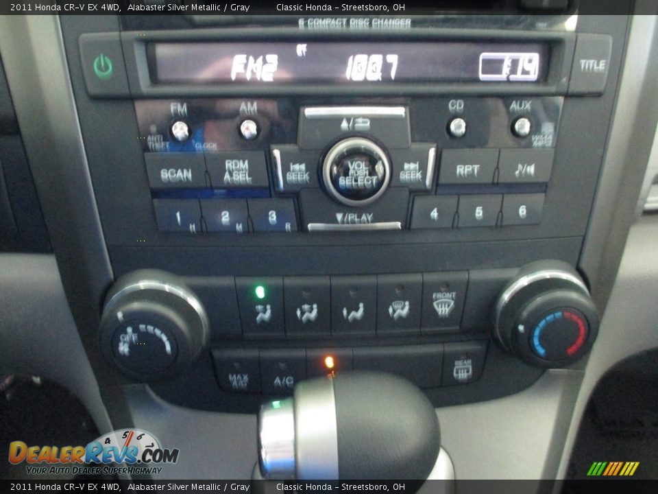 2011 Honda CR-V EX 4WD Alabaster Silver Metallic / Gray Photo #33