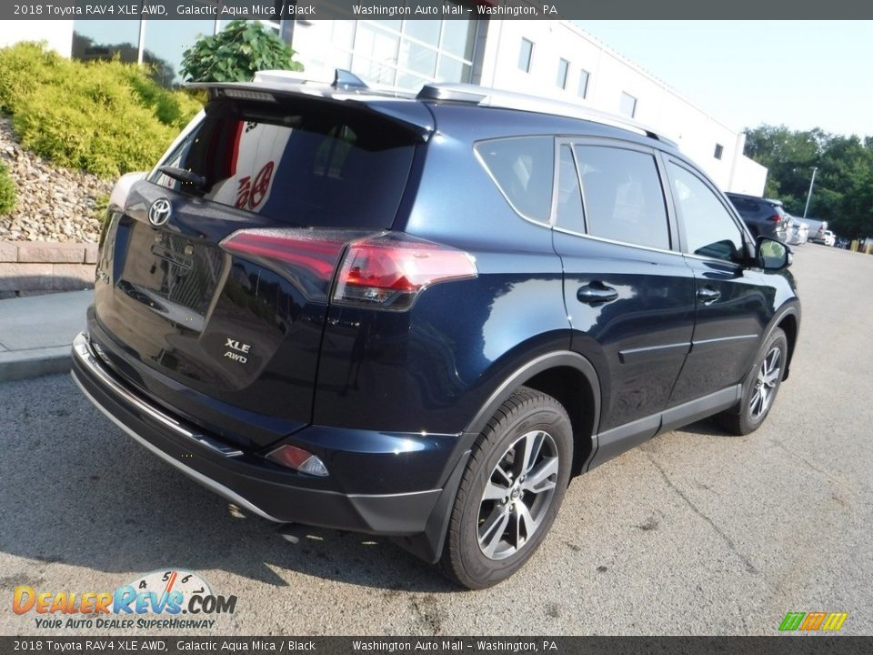 2018 Toyota RAV4 XLE AWD Galactic Aqua Mica / Black Photo #16