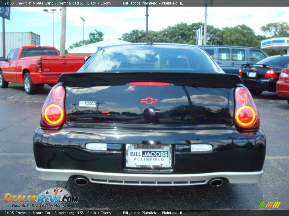 2005 Chevrolet Monte Carlo Supercharged SS Black / Ebony Photo #6