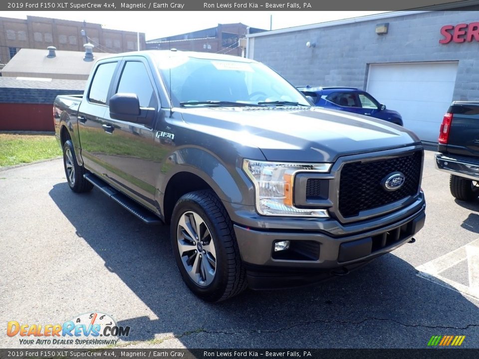 2019 Ford F150 XLT SuperCrew 4x4 Magnetic / Earth Gray Photo #3