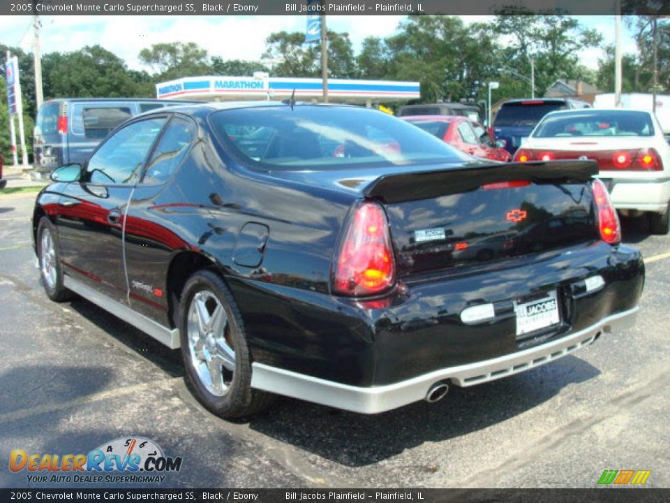 2005 Chevrolet Monte Carlo Supercharged SS Black / Ebony Photo #7