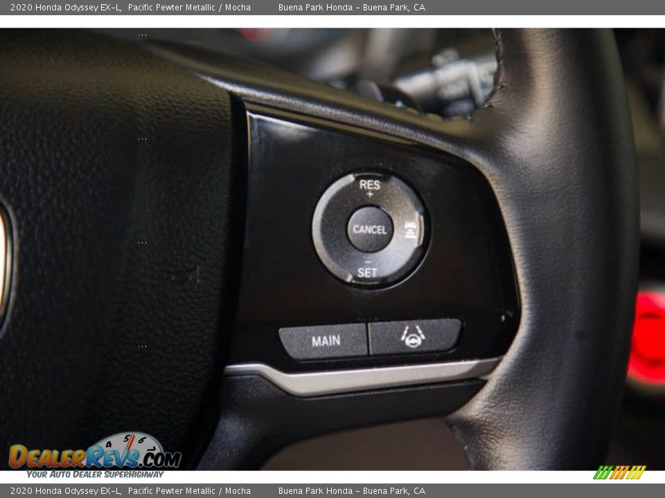2020 Honda Odyssey EX-L Pacific Pewter Metallic / Mocha Photo #15
