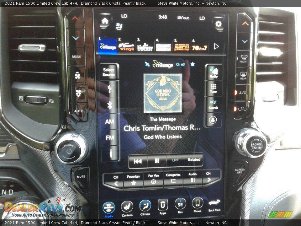 2021 Ram 1500 Limited Crew Cab 4x4 Diamond Black Crystal Pearl / Black Photo #27
