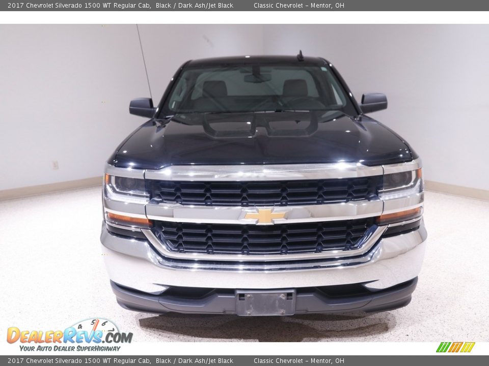 2017 Chevrolet Silverado 1500 WT Regular Cab Black / Dark Ash/Jet Black Photo #2