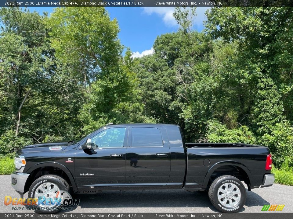 Diamond Black Crystal Pearl 2021 Ram 2500 Laramie Mega Cab 4x4 Photo #1