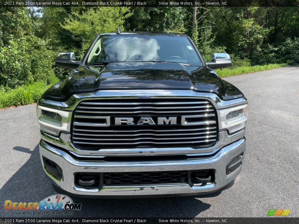 2021 Ram 2500 Laramie Mega Cab 4x4 Diamond Black Crystal Pearl / Black Photo #3