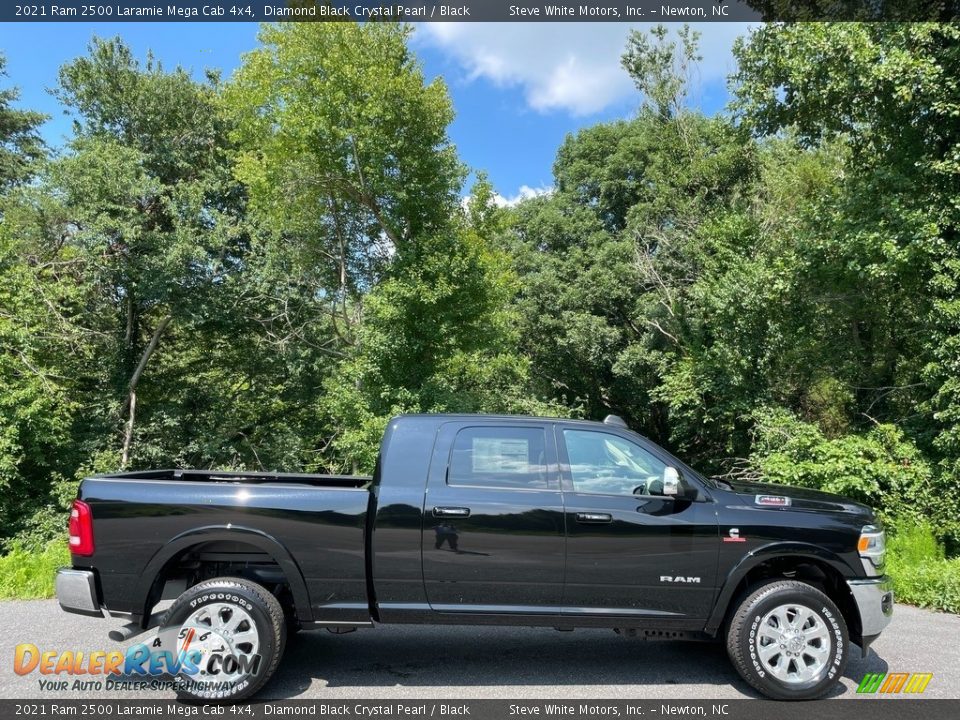 Diamond Black Crystal Pearl 2021 Ram 2500 Laramie Mega Cab 4x4 Photo #5