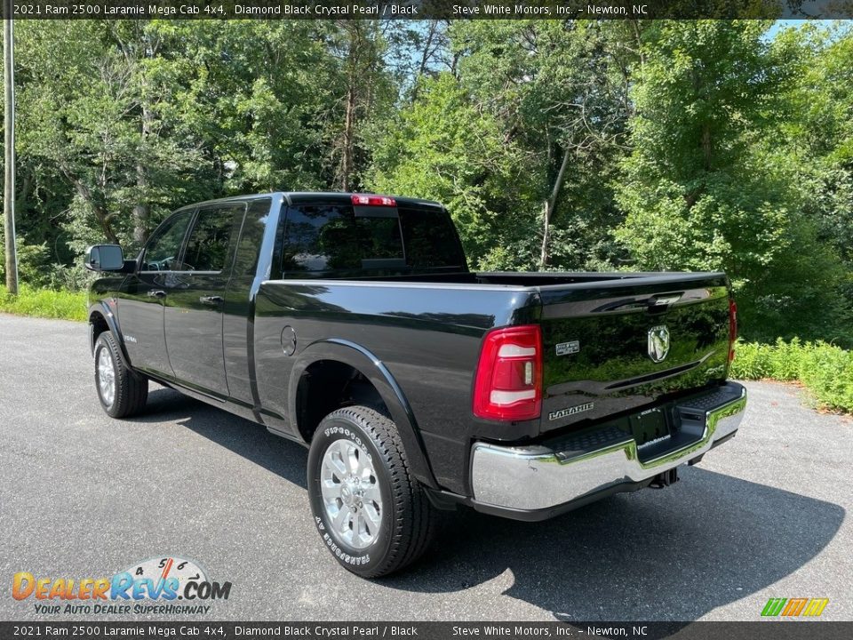 2021 Ram 2500 Laramie Mega Cab 4x4 Diamond Black Crystal Pearl / Black Photo #9