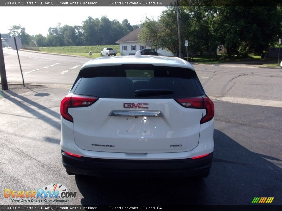 2019 GMC Terrain SLE AWD Summit White / Jet Black Photo #4