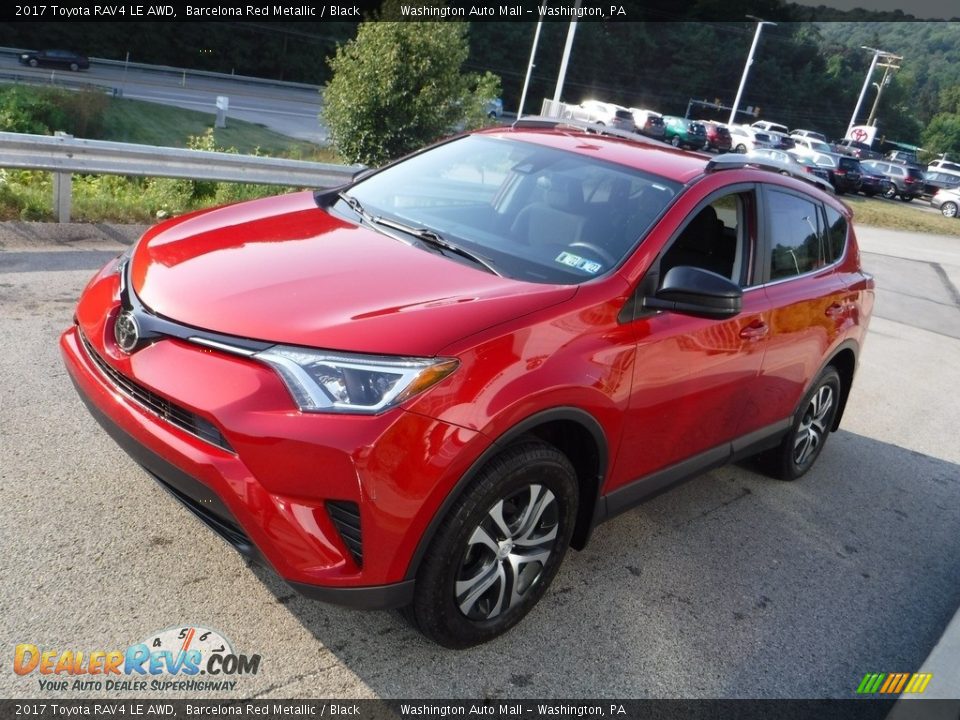 2017 Toyota RAV4 LE AWD Barcelona Red Metallic / Black Photo #10