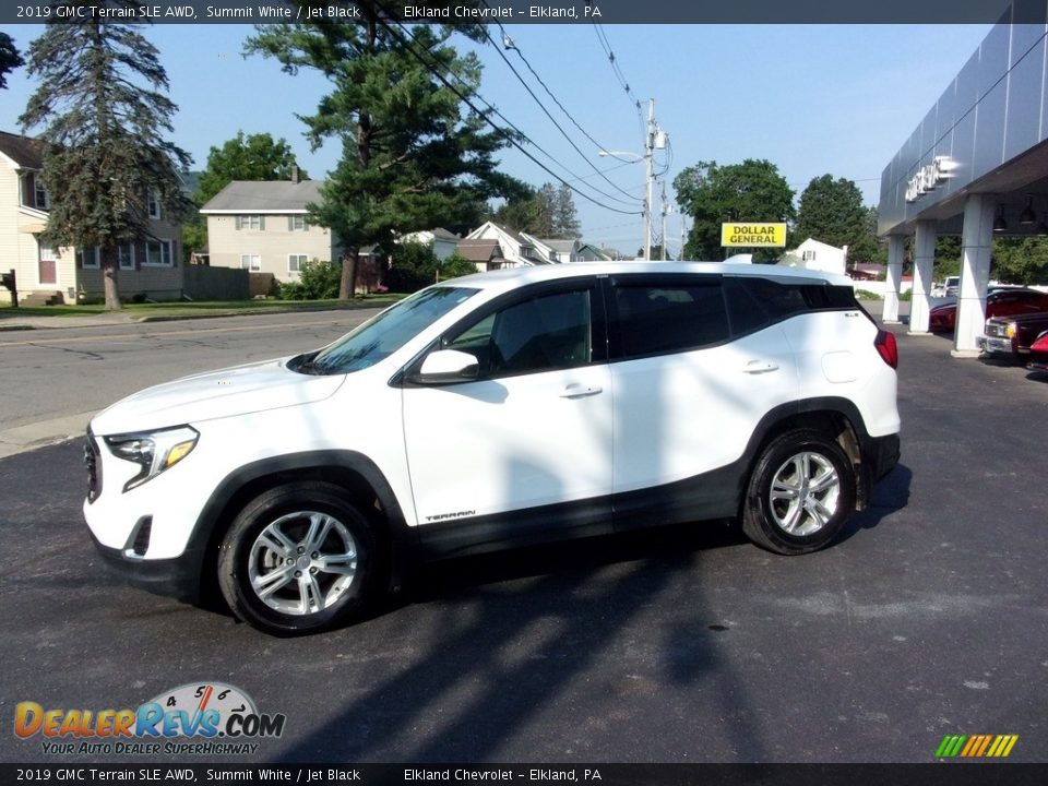 2019 GMC Terrain SLE AWD Summit White / Jet Black Photo #6